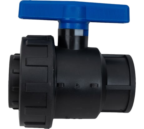 Компрессионный шаровой кран Valfex ПНД ВН/ВН резьба разборный 1 1/4"- 1 1/4" Ду33 1210011114114