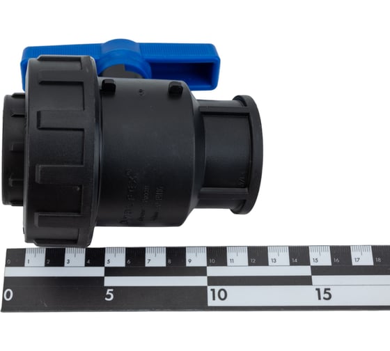 Компрессионный шаровой кран Valfex ПНД ВН/ВН резьба разборный 1 1/4"- 1 1/4" Ду33 1210011114114