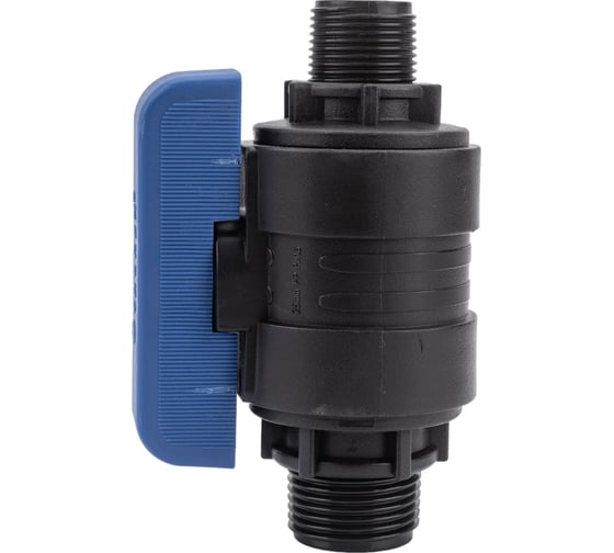 Компрессионный шаровой кран VALFEX ПНД НР/НР резьба разборный 1"-3/4" Ду20 1210220100034
