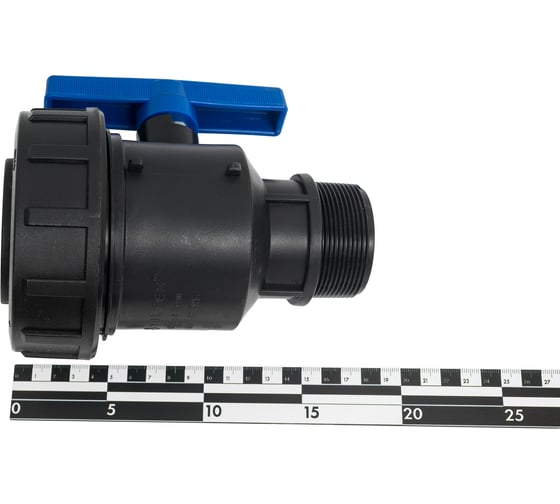 Компрессионный шаровой кран VALFEX ПНД НР/ВН резьба разборный 2"-2"Ду46 1210012200200
