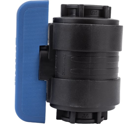 Компрессионный шаровой кран VALFEX ПНД ВН/ВН резьба разборный 1/2"-1/2"Ду20 1210120012012