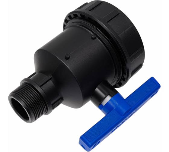 Компрессионный шаровой кран VALFEX ПНД НР/ВН резьба разборный 1 1/2"-2"Ду46 1210012112200