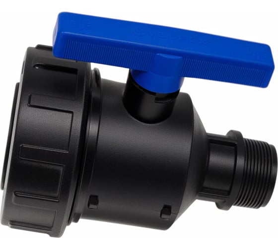 Компрессионный шаровой кран VALFEX ПНД НР/ВН резьба разборный 1 1/2"-2"Ду46 1210012112200