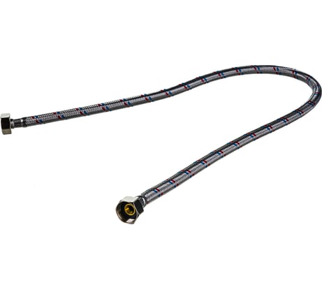 Гибкая подводка (0.8 м; 1/2"; гайка-гайка) для воды Зубр 51005-G/G-080