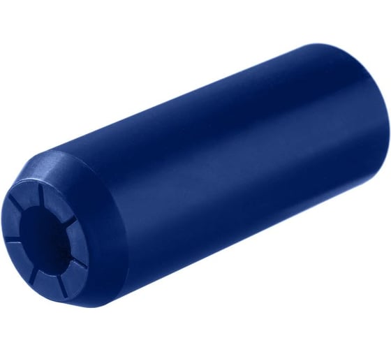 Втулка защитная на теплоизоляцию для труб Skobapro D16-20 + наклейки / 10 шт. синяя VZ16203