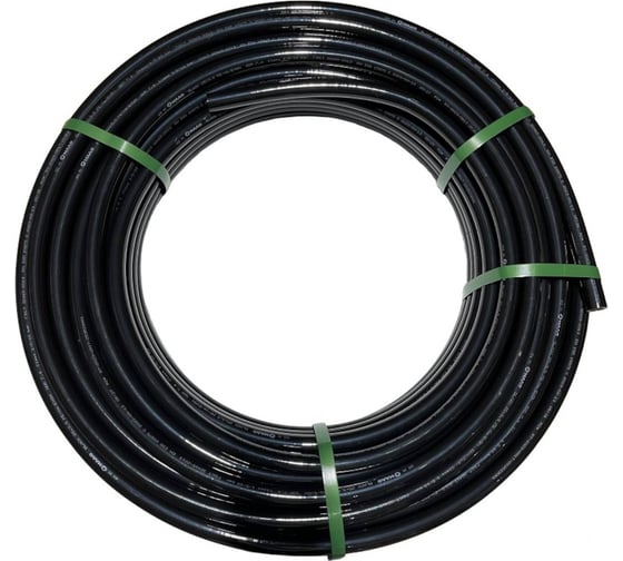 Труба из сшитого полиэтилена WAAG Black DN25 x 3,5 PN10 (бухта 50 м), PE-Xa / EVOH, черная WG.1135615