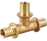 Тройник ViEiR 25x16x20 аксиальный латунный для труб из сшитого полиэтилена VRP251620T (V) 1