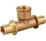 тройник ViEiR 25x3/4F x25 аксиальный латунный для труб из сшитого полиэтилена VRP25425TF 1