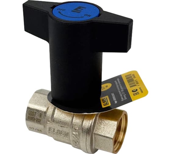 Кран шаровой ELSEN Strong 1, ВВ, ручка из полимера EVS25.00T