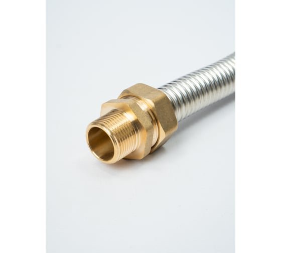 Гибкая подводка с муфтами Kofulso 1 дюйм, 20 см (НР-НР) - FN BC/BC — 25/200