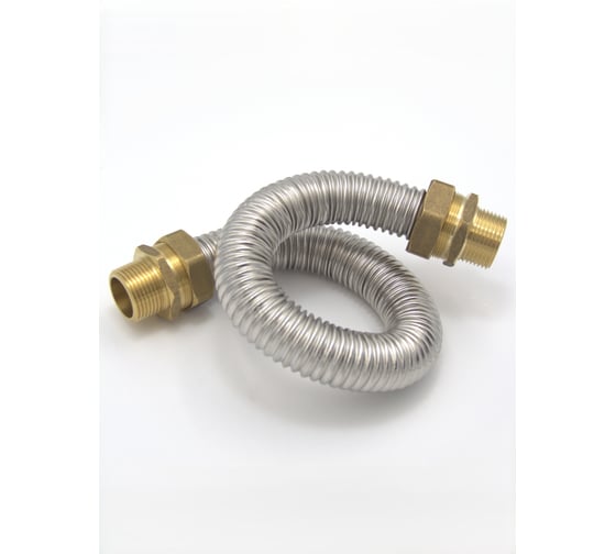 Гибкая подводка с муфтами Kofulso 1 дюйм, 20 см (НР-НР) - FN BC/BC — 25/200