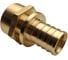 Муфта для PE-X/PE-RT труб РОС аксиальная латунь Дн 32х1 ВР (130-1612) R0345086 2