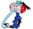 Затвор дисковый DN.ru QT450-304-EPDM-2W-Fb-H Ду50 Ру16 EPDM, пневмопривод SA-083, пневмораспр. (2EM) 220VAC, МППП-200 D050-89618 1