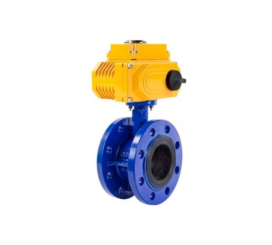 Затвор дисковый поворотный DN.ru GGG40-304-EPDM-2W-F-H Ду50 Ру16 фланц. с четвертьоборотным эл.приводом QT-015 220В (0-10В) HARK D050-92075