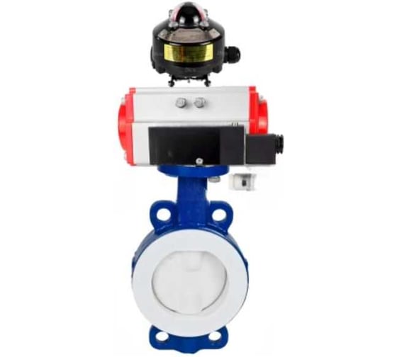 Затвор дисковый DN.ru WCB-WCB-PTFE-PTFE-Fb-R Ду150 Ру16, угл. с пн.прив DA-105-1, пн.расп PND2-S1EM-52-1NC-J08-220VAC, БКВ LSB-410-02ExM12-250 D050-94607