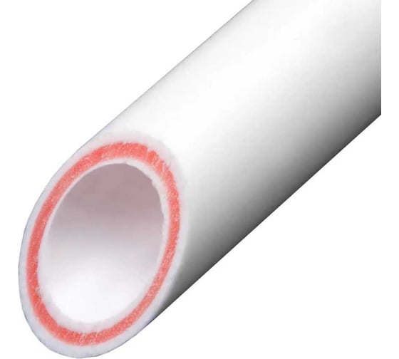 Труба полипропиленовая VIEIR 3 шт, армированная стекловолокном 20x3.4 мм PN25 длина 2 м VRFB20-2.3