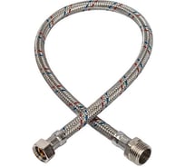 Подводка гибкая для воды ViEiR 2 шт, 1/2 дюйма, 100 см, гайка штуцер, в нержавеющей оплетке BZW100 (V)