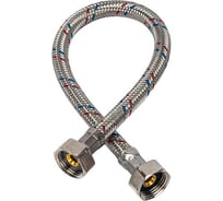 Подводка гибкая для воды ViEiR 3 шт, 1/2 дюйма 50 см гайка гайка в нержавеющей оплетке BZN50 (V)