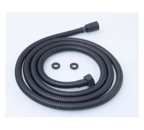 Шланг для душа ViEiR 1/2 x 1/2 175 см черный с внутренней резьбой VR60175C (V)