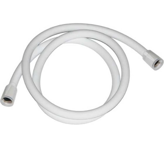 Шланг для душа ViEiR 1/2 x 1/2 175 см в силиконовой оболочке белый матовый с внутренней резьбой VR35175-F (V)