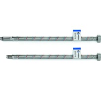 Подводка для смесителей AQUALINE стальная гайка 50 см пара 04832