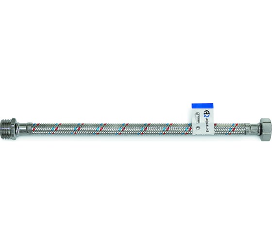 Подводка для воды AQUALINE стальная гайка вн-нар 1/2-60 см 04819 1