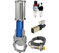 Задвижка шиберная DN.ru 304-304-EPDM-2W-Fb-2P WENZ Ду50 Ру16 межфланц., выш. шпиндель, пн.привод, пн.распред PND3-S1EM-52-1NC-J08-24VDC KUOIN, LS-12A3-00NI0-24VDC, БПВ A D040-10961