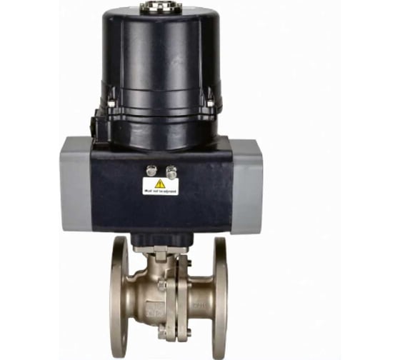 Кран шаровой DN.ru КШ.Ф.П.316.200 Ду40 Ру16 фланцевый, нержавеющая сталь 316, электропривод ЭПВП 220В 50Нм D160-78814