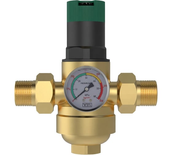 Редуктор давления для воды ХК D06-1 1/2H универсальный (ГВС/ХВС) 1 1/2 DN 40 до 70 C, D06-11/2H