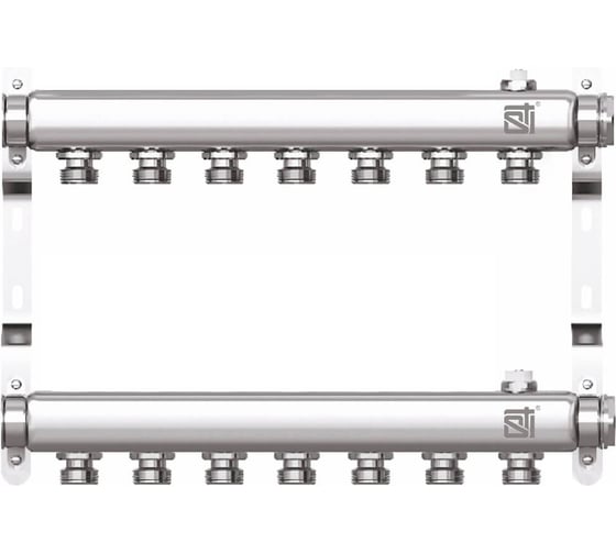 Коллекторная группа STI СH7 для радиаторной разводки (7 выходов) ТТ000019016