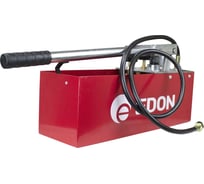 Насос опрессовочный EDON PPT-50 (50 бар, 12 л, 45 мл/такт, 1/2", манометр) 40589