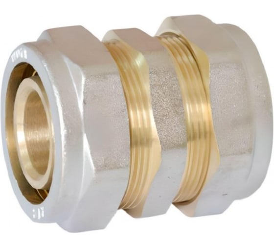 Муфта ViEiR 26x26 прямая для металлопластиковых труб MPS2626 (V)