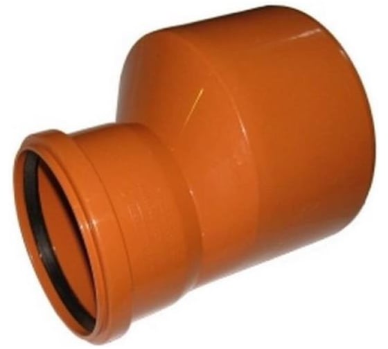 Переход ПВХ рыжий канализационный ViEiR Ф160х110 для наружной канализации ARN2226 01890
