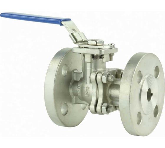 Кран шаровой DN.ru КШ.Ф.П.316.200 Ду40 Ру16, фланцевый с ISO-фланцем и рукояткой, 14х14, F05/F07, крутящий момент 38 D160-78702