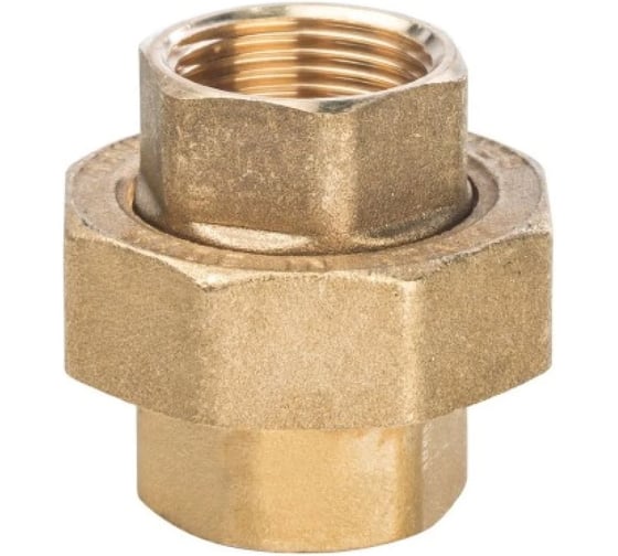 Американка ViEiR 1 1/2×1 1/2, с внутренней резьбой прямая латунная HJF77 (V)