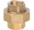 Американка ViEiR 1 1/2×1 1/2, с внутренней резьбой прямая латунная HJF77 (V) 1
