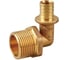 Уголок ViEiR 90 25x3/4M аксиальный латунный для труб из сшитого полиэтилена VRP254LM (V) 1