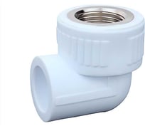 Уголок ViEiR 4 шт, 90° 25×1/2, с внутренней резьбой, комбинированный, полипропиленовый латунный VRLF253 (V)