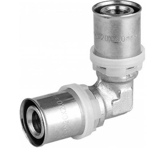 Уголок ViEiR 90 26x26 пресс латунный для металлопластиковых труб VRKL2626 (V)