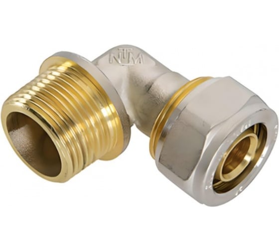 Уголок ViEiR 90 26x3/4 с наружной резьбой для металлопластиковых труб MPLM264 (V)