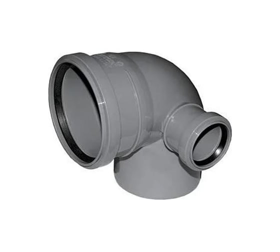 Отвод ViEiR ПВХ Ф110х50х90 правый для бокового поворота под углом ARN2259 05075 1