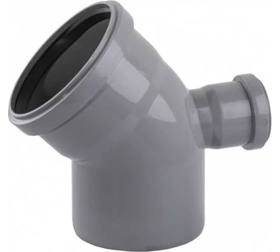 Отвод ViEiR ПВХ Ф110х45 с выходом Ф50 левый для бокового подключения ARN2253 05080