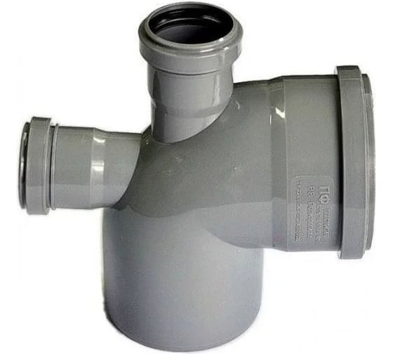 Отвод ViEiR ПВХ Ф110х50х90 вверх+тыл для комбинированного подключения ARN2257 05074