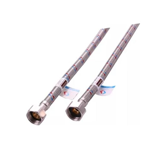 Подводка ViEiR 3 шт гибкая для воды 1/2 дюйма 80 см гайка гайка в нержавеющей оплетке BZN80 (V)