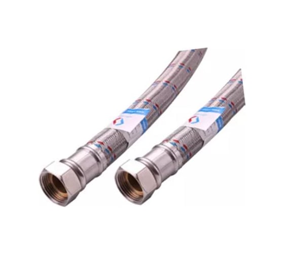 Подводка гибкая для воды ViEiR ГИГАНТ 1/2 дюйма 200 см гайка гайка в нержавеющей оплетке BZAN200 (V)