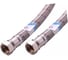Подводка гибкая для воды ViEiR ГИГАНТ 1/2 дюйма 200 см гайка гайка в нержавеющей оплетке BZAN200 (V) 1
