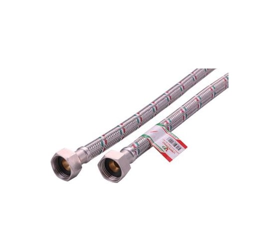 Подводка гибкая для воды ViEiR 1/2 дюйма 150 см гайка гайка PEX в нержавеющей оплетке VP150FF (V)