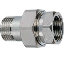 Соединение разъемное (американка) DN.ru НР-ВР-304-PTFE 1 1/4 Ду32 Ру20 с упл. под гайкой, НР/ВР, BSPT/BSPP D270-20274