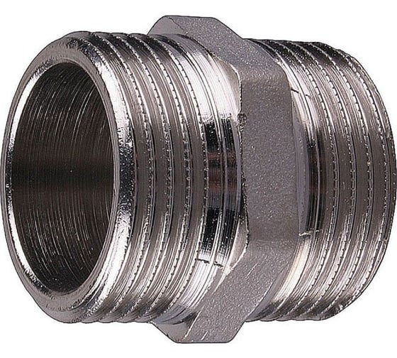 Ниппель DN.ru НР-НР-304 2 Ду50 Ру20, нержавеющая сталь НР/НР BSPT D270-20255