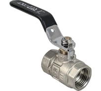 Кран шаровой RTP ГОСТ 1'' латунный внутренняя/внутренняя резьба PN 40, ручка рычаг 49303